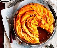 Golden mango and passionfruit caramel tart recipe | Gourmet Traveller