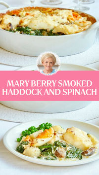 This easy and delicious Smoked Haddock and Spinach dish by Mary Berry is a creamy, nutritious meal that’s perfect for a quick dinner. You can easily customize it with common ingredients like leftover vegetables. Enjoy the delightful combination of flavors topped with golden cheese for a comforting and satisfying dinner!