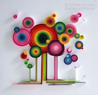 Quilled Forest by??????? on Etsy♥•♥•♥