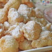 Easy Funnel Cake Bites Recipe & Toppings