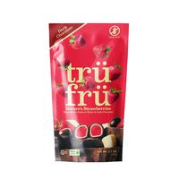 Tru Fru’s Strawberries Hyper-Dried Fresh in White & Dark Chocolate is the perfect on-the-go indulgent treat. Our specially crafted, premium chocolate makes fruit better by complementing the fresh flavor of the freeze-dried strawberries. Most loved for a reason, Tru Fru is the snack to satisfy your sweet tooth. Take your taste buds to new heights with this mouthwatering combination, where every bite bursts with natural sweetness.