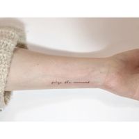 Pin for Later: These 37 Small Quote Tattoos Will Help You Follow BIG Dreams "Seize the moment."