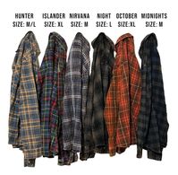 PICK ONE Super Soft Acid Washed Flannel Shirt Unisex Men Women Plaid Button Down Cotton Stone Wash 90s Grunge Flannel Shirt - Etsy