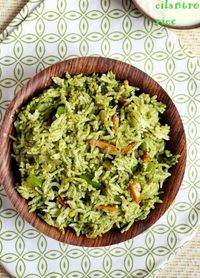 cilantro rice recipe