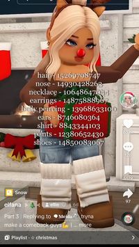 Bloxburg chrismas outfit codes