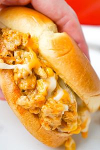 Honey Garlic Chicken Sloppy Joes - This is Not Diet Food