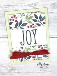 Create with Connie and Mary Saturday Blog Hop - Modern Christmas - Libby Fens, Stampin' Up! Demonstrator