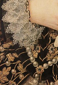 Jewellery detail of Queen Elizabeth I, attributed to Nicholas Hilliard, about 1572-5 | Flickr - Photo Sharing!