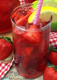 Southern Strawberry Sweet Tea!