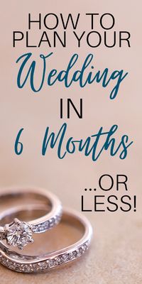 Got a short timeline? No problem! Learn how to plan a wedding in 6 months...or less! This ultimate guide will walk you through essential steps, from setting a budget and creating a guest list to choosing vendors and finalizing details. Discover tips and tricks to streamline your planning process and make your dream wedding a reality in record time! #WeddingPlanning #QuickWeddings #BridalTips