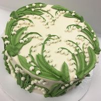 Buttercream Lilly of the Valley made with tip #79