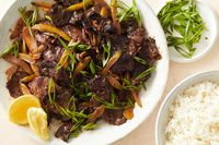 Pepper Steak and Celery Stir-Fry With Lemon Recipe