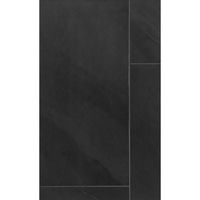 Parallelo Nero Porcelain Wall and Floor Tile - 15 x 30 in. - The Tile Shop