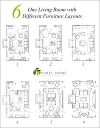 One Living Room Layout - Seven Different Ways! | Laurel Home