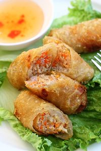 vietnamese spring rolls-- yum