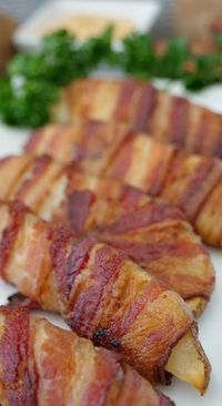 Bacon Wrapped Potato Wedges