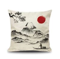 Featuring traditional Japanese style painting patterns, the cushion cover will look great everywhere, from the living room to your bedroom. -Zip fastening. -45cm x 45cm cushion cover, insert not included. -Estimated Delivery: UK-1st Class Signed(aim to deliver in two to three working days, including Saturdays). International-Tracked&Signed(aim to deliver to Europe within 3-5 working days. And worldwide within 5-7 working days). 🍊We ship worldwide using Royal Mail from the UK.