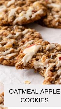  

These oatmeal apple cookies are crispy on the outside and chewy in the center. They're richly flavored with vanilla, cinnamon & nutmeg and bursting with fresh apples. This apple cookies recipe is easy to make - no chilling required.

Grab the recipe here ---> https://joyfoodsunshine.com/oatmeal-apple-cookies/

