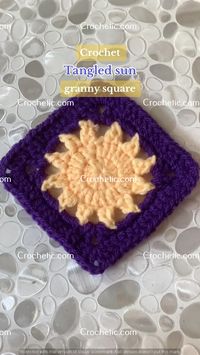 Crochet Granny Square Free Pattern Flower Design Ideas For Biggners Trendy Clothes Diy Project's