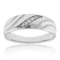 Men's Diamond Wedding Band 14K | Ben Bridge Jeweler