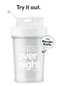 A high protein oatmeal shake that takes 30 seconds to prep. Complimentary BlenderBottle with your first order. Try now!