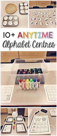 10+ Anytime Alphabet Centres - A Pinch of Kinder