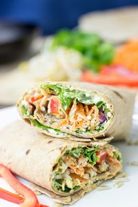 Tangy Veggie Wrap (A Simple Protein Powered Lunch)