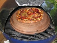 Weber Kettle Mods: Firedome (pizza cooked on a kettle)