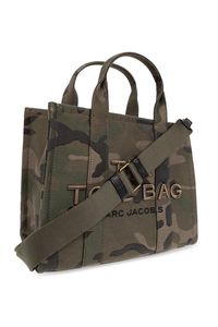 The Camo Jacquard Medium Tote Bag from Marc Jacobs | Marc Jacobs Women's The Camo Jacquard Medium Tote Bag in Green | SS24