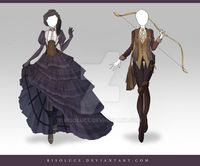 (CLOSED) Adoptable Outfit Auction 114 - 115 by Risoluce.deviantart.com on @DeviantArt