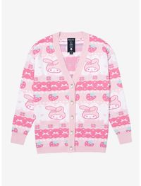 Sanrio My Melody Strawberry Patterned Cardigan - BoxLunch Exclusive