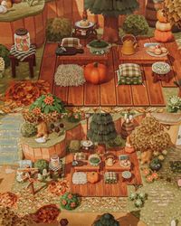 Fall ideas for your own Animal Crossing island!!