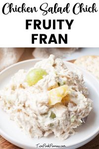 This copycat recipe for Chicken Salad Chick's Fruity Fran chicken salad is loaded with delicious pineapple and grapes. It is a spot on copycat recipe that you'll want to make over and over again! 