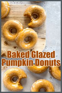 Moist Baked Pumpkin Donuts are full of warm spices and dunked in a spiced glaze, perfect for pairing with a hot cup of coffee, or a cold glass of milk. These delicious baked donuts are what every cool fall morning needs.