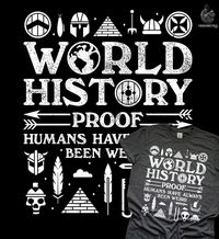 Celebrate the passion for history and education with our exclusive history teacher-themed "World History Proof Humans Have Always Been Weird" apparel. Designed with educators in mind, our collection offers a unique way to express love for teaching history, whether in the classroom, at educational conferences, or daily life. Perfect for history buffs, these designs make thoughtful gifts for the history teachers who inspire us to learn from the past. Everything is made and printed in the USA. No outsourced junk from other countries. Garment Information Below: Unisex Mens Tees Specs: 100% ring-spun cotton Sport grey is 90% ring-spun cotton, 10% polyester Dark heather is 65% polyester, 35% cotton Fabric weight: 4.5 oz/y² (153 g/m²) Pre-shrunk for extra durability Shoulder-to-shoulder taping Qu