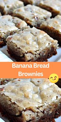 Looking for a delightful twist on classic brownies? Try these moist and flavorful Banana Bread Brownies! Made with ripe bananas, pecans, and a creamy frosting, they're the perfect combination of sweet and indulgent. This easy-to-follow recipe is perfect for dessert lovers and can be whipped up in no time. Whether you're craving a sweet treat or need a dessert for a special occasion, these banana bread brownies are sure to impress!