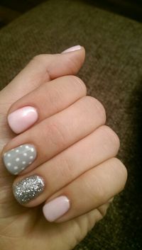 #nails #nailart #romanticnails #greynails #naildesign #pinknails