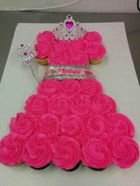 Princess cupcake cake