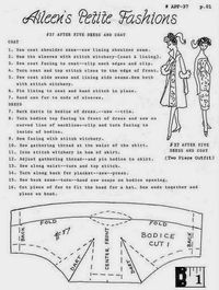 Vintage Style Barbie Sewing Pattern - After Five Dress APF-37 VERIFIED LINK 2018