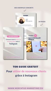 Découvre ton guide gratuit pour attirer davantage de clients grâce à Instagram