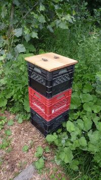 Milkcrate Composter (vertically stacked)