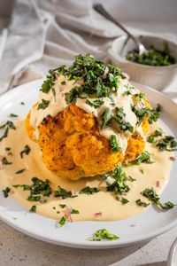 Whole Roasted Cauliflower With Tahini - PlantYou