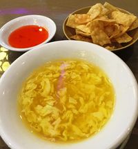 Egg-drop soup at Jade Garden, Raleigh- NC Triangle Dining