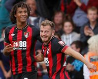 20180825 Bournemouth 2-2 Everton - Nathan Aké & Ryan Fraser (John Sibley/Reuters)