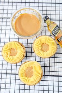 Salted Caramel Whiskey Cupcakes - Sweet Mouth Joy