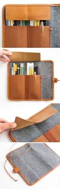 The basic canvas roll pencil case