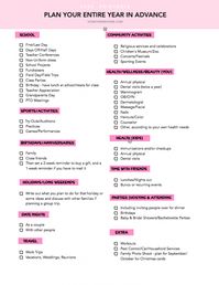 How To Plan Your Entire Year -  FREE Printable