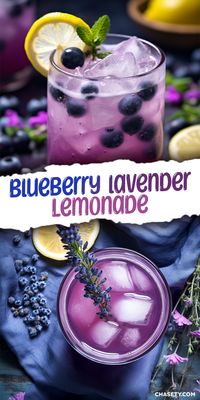 Blueberry Lavender Lemonade [15 Minutes] - Chasety