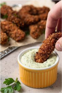 Finger Steaks are known for being Idaho’s best kept secret, but I’m about to blow the whistle! Crispy, deep fried steak fingers, served with a chimichurri mayo for a South American flair. It’s about time the rest of the world finds out about these insanely delicious steak bites! Seriously, who doesn’t love finger food? From fried cheese curds to oxtail croquettes, I could eat them all day long! They are perfect for Game Day or for any type of entertaining. #IdahoFingerSteaks #OliviasCuisine