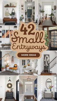 Discover 42 brilliant small entryway ideas that blend style and function perfectly. From modern storage solutions to chic decor, these entryways offer creative ways to enhance your home's first impression. Get inspired to create a welcoming and organized space! #SmallEntryway #EntrywayDecor #HomeInspiration #InteriorDesign #StorageIdeas